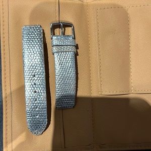 Three original Philip stein watch straps